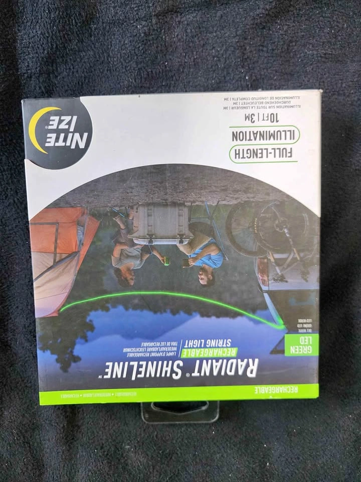 NITE IZE Radiant ShineLine Rechargeable Green LED String Light 1