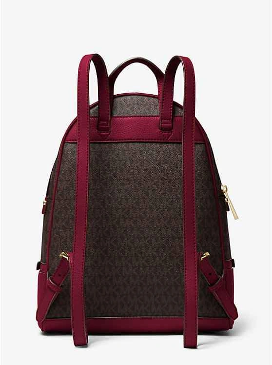 Michael Kors Rhea Medium Logo and Pebbled Leather Backpack - photo 5