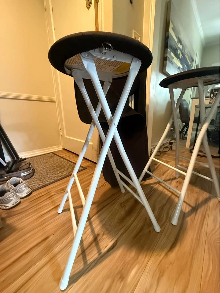 Round folding portable stools - photo 3