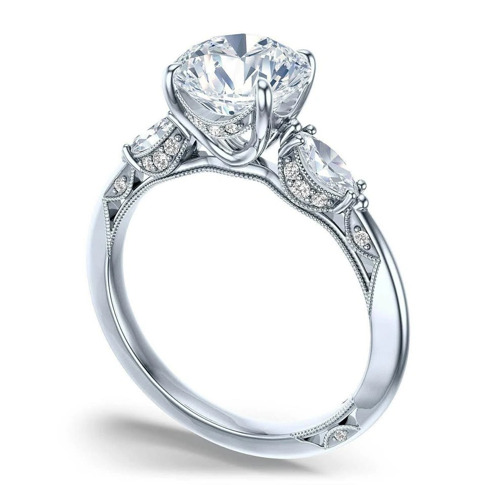 Simply TACORI | Round 3-Stone Engagement Ring