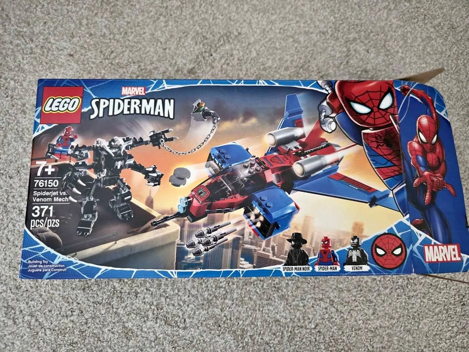 LEGO Marvel Spider-man Spiderjet VS. Venom Mech 76150