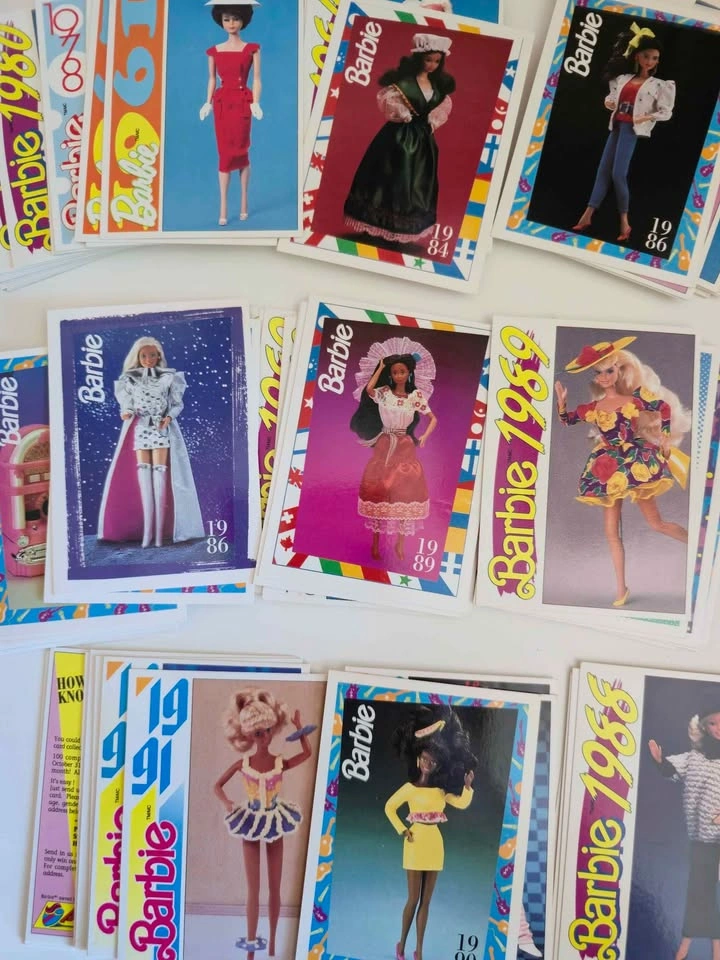Vintage 90s Barbie Collector Trading Cards Lot - photo 2