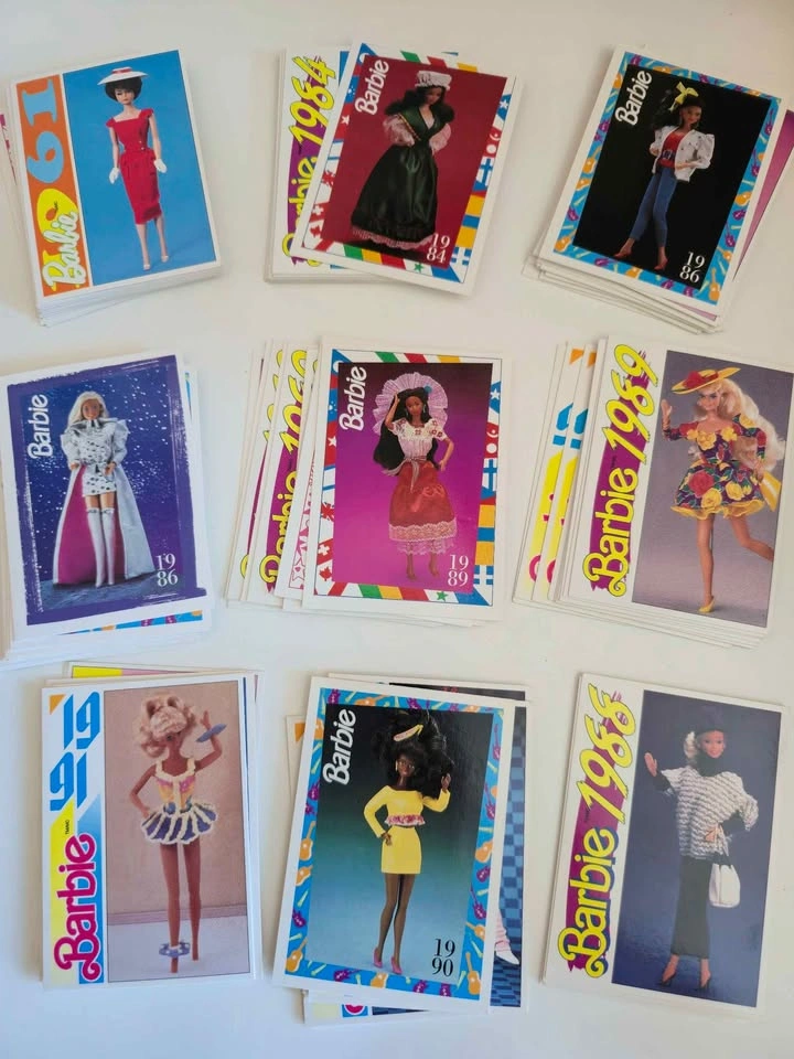 Vintage 90s Barbie Collector Trading Cards Lot - photo 3