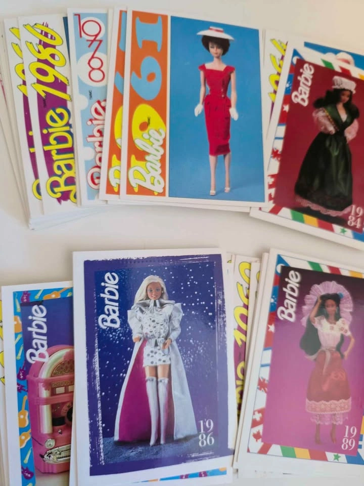 Vintage 90s Barbie Collector Trading Cards Lot - photo 4