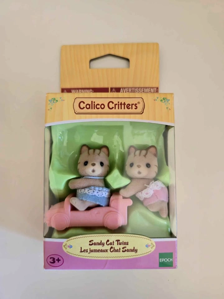 Calico Critters Sandy Cat Twins Toy NIB