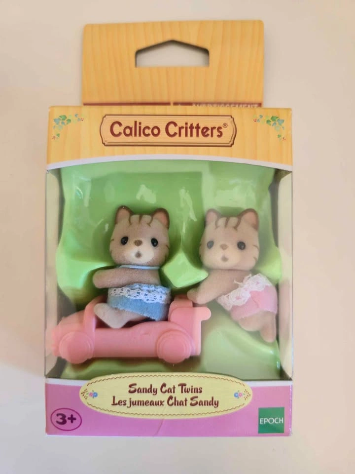Calico Critters Sandy Cat Twins Toy NIB - photo 2
