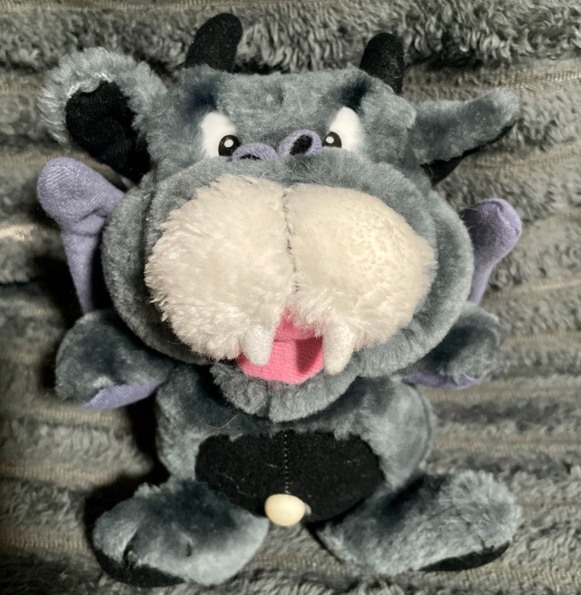 Two Vintage Plushies - Lady & Gargoyle