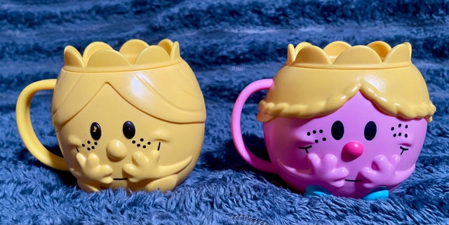 Pair of Mr. Men Little Miss Cups - Sunshine & Giggles