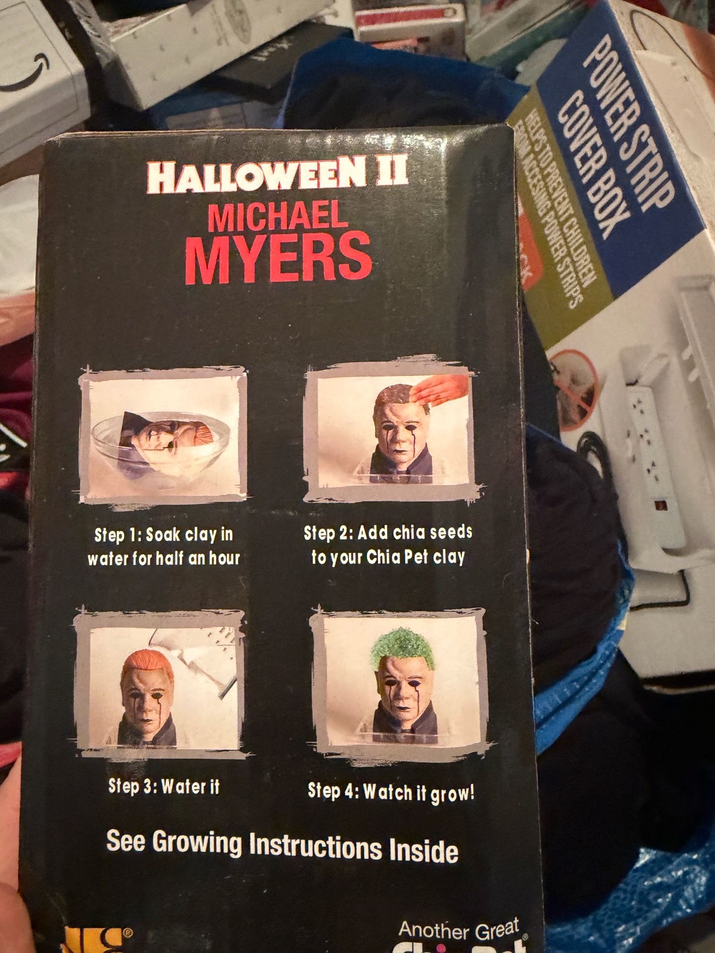 Chia Pet Michael Myers Halloween Handmade Small Multicolor Indoo - photo 2