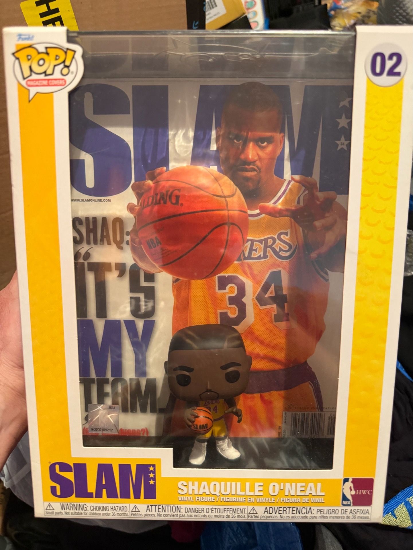 Funko Pop! Magazine Covers SLAM Shaquille O'Neal Lakers #02