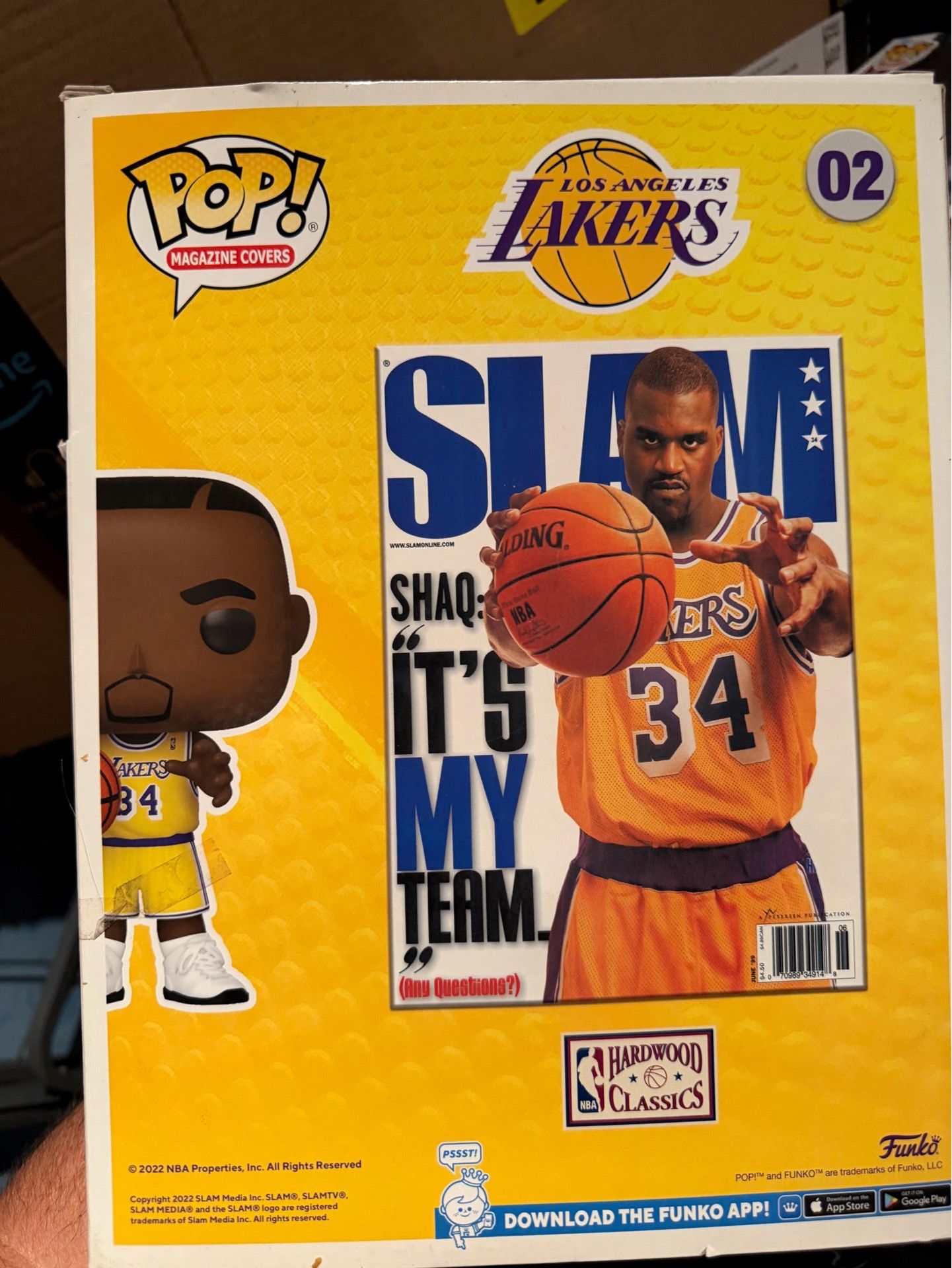 Funko Pop! Magazine Covers SLAM Shaquille O'Neal Lakers #02 - photo 2