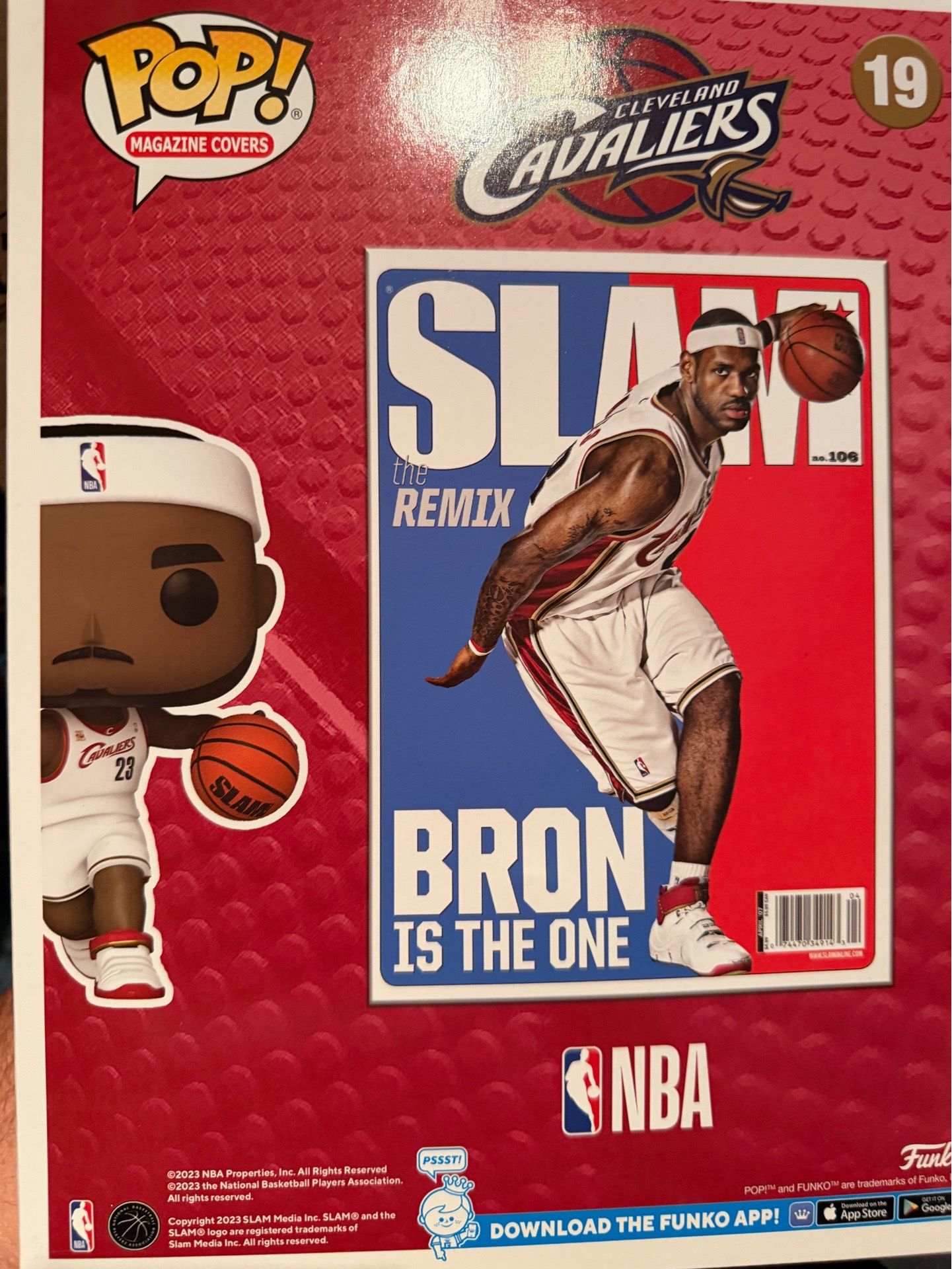 Funko Pop! Magazine Covers NBA LeBron James Cleveland Cavaliers - photo 2