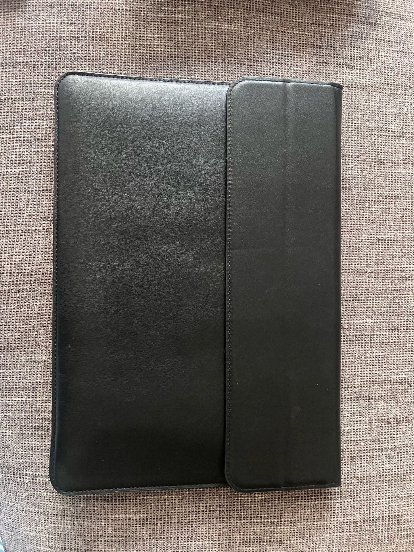 Black Vegan Leather 13 inch Laptop Carry Case - photo 2
