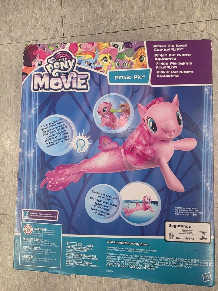 My Little Pony Pinkie Pie Swimming Seapony Figure New - photo 2