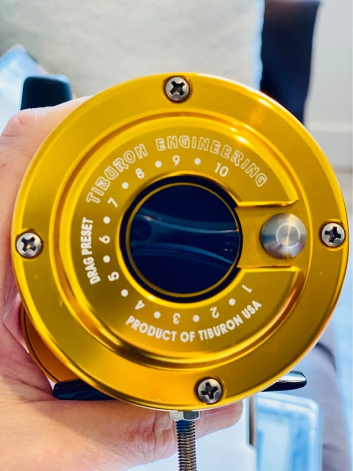 Tiburon Engineering Smart Shift Reel — Like New! RARE GOLD - photo 4