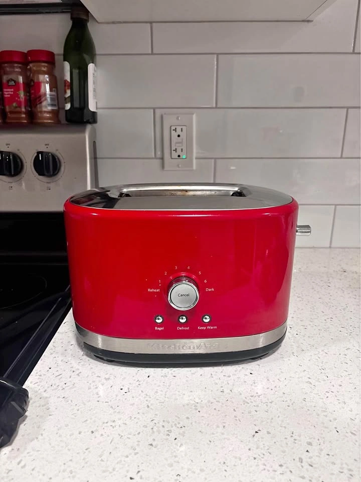 Red Kitchen Aid Toaster