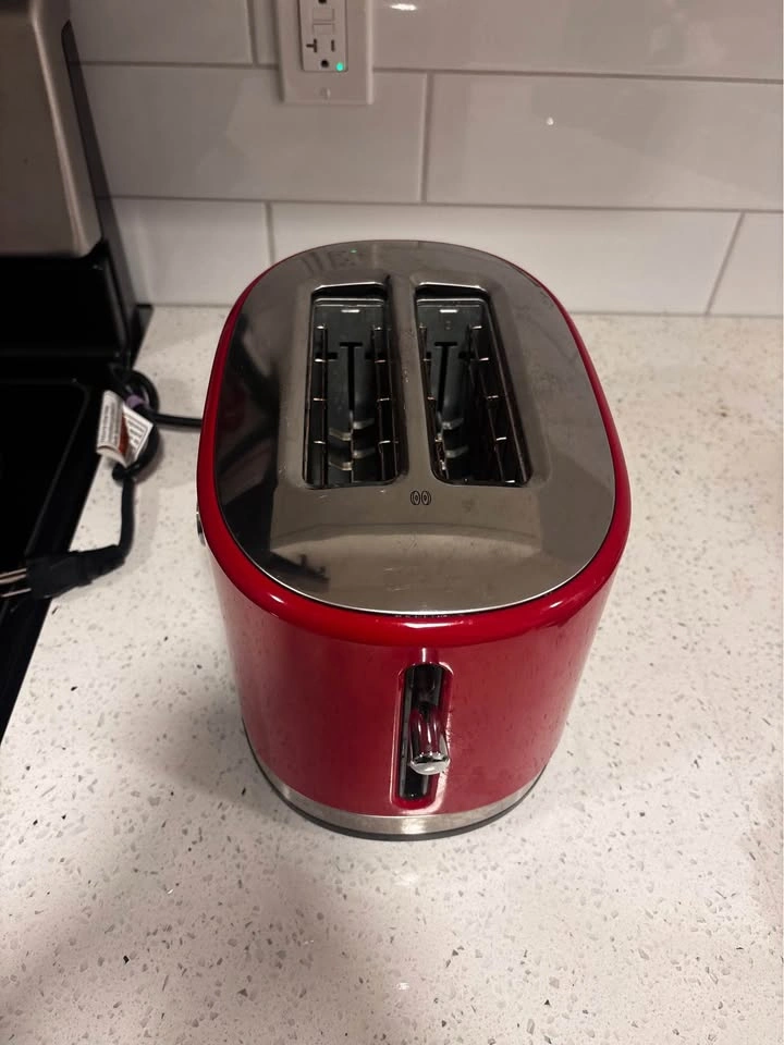 Red Kitchen Aid Toaster - photo 2