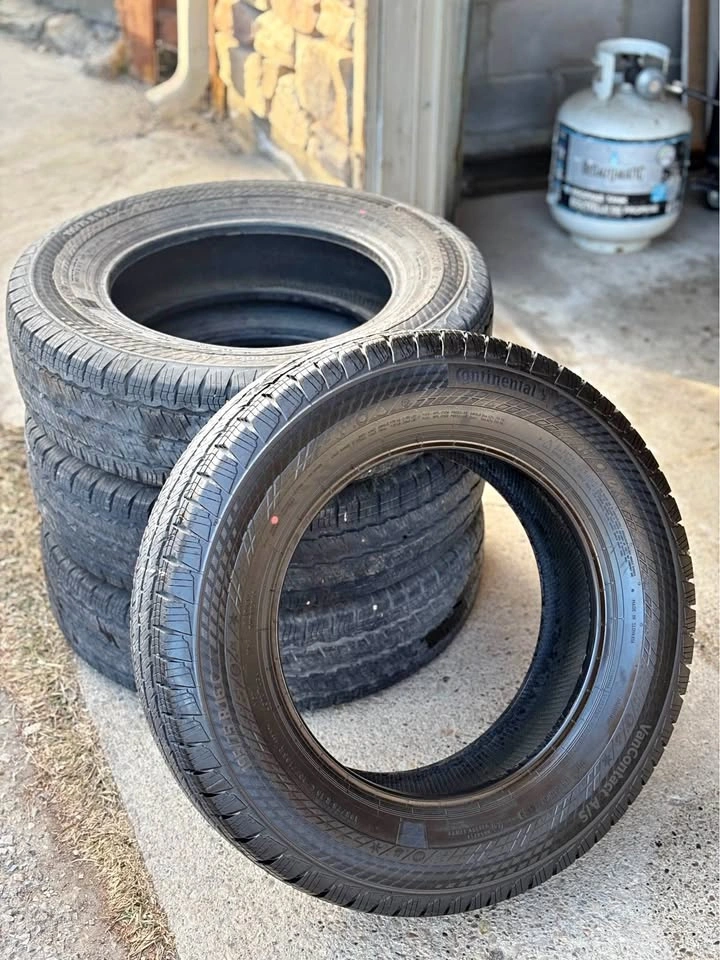 (4) 195/75R16C Continental VanContact All Season Tires!