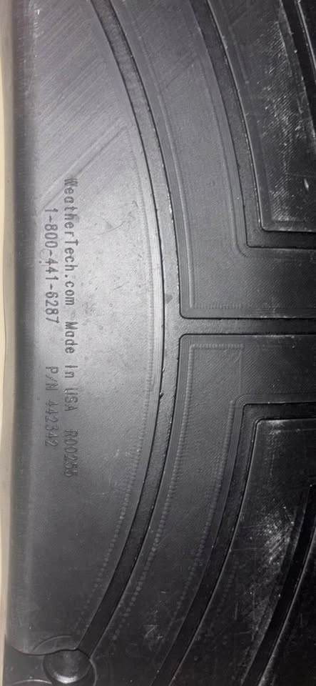 WeatherTech Rear All-Weather Floor Mat 2010–2017 Volvo XC60 - photo 3
