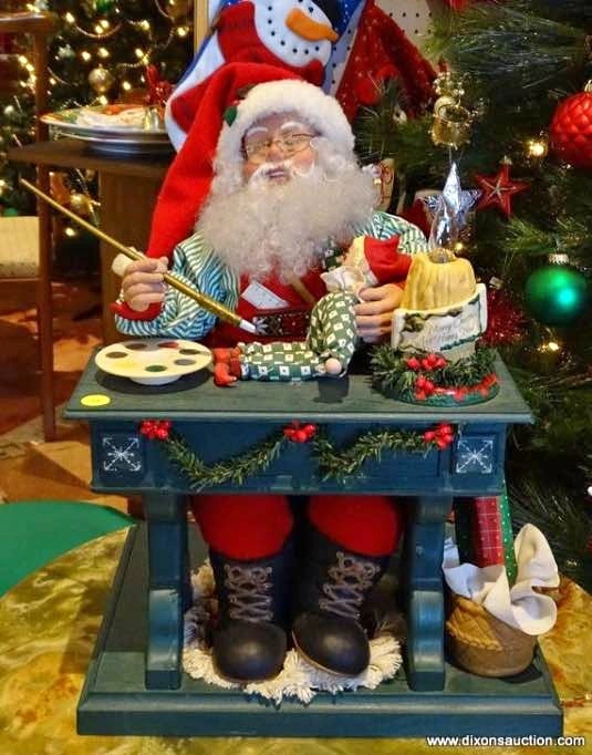 Vintage Holiday Animated Santa