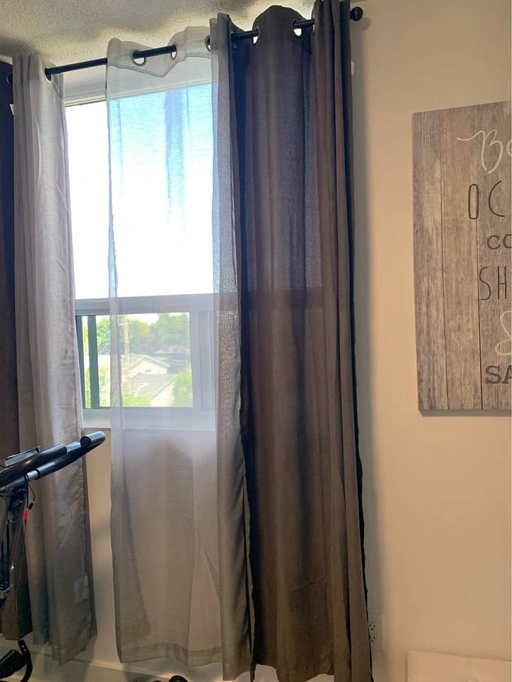 Curtains & Curtain Rods MOVING SALE