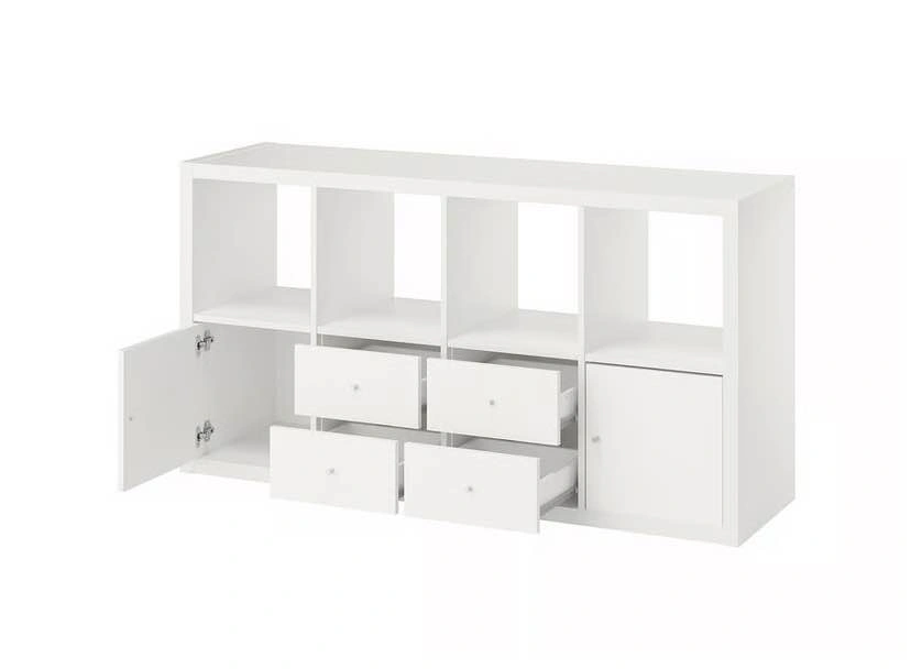 Brand new KALLAX Shelving Unit w/ Drawers & Cabinets / TV Stand - photo 2