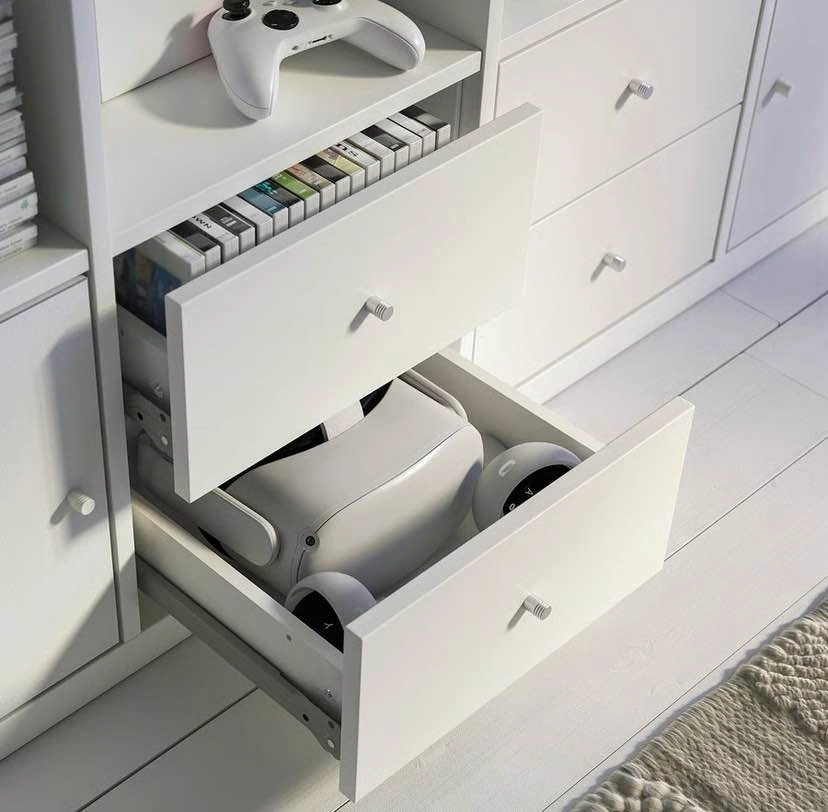 Brand new KALLAX Shelving Unit w/ Drawers & Cabinets / TV Stand - photo 3