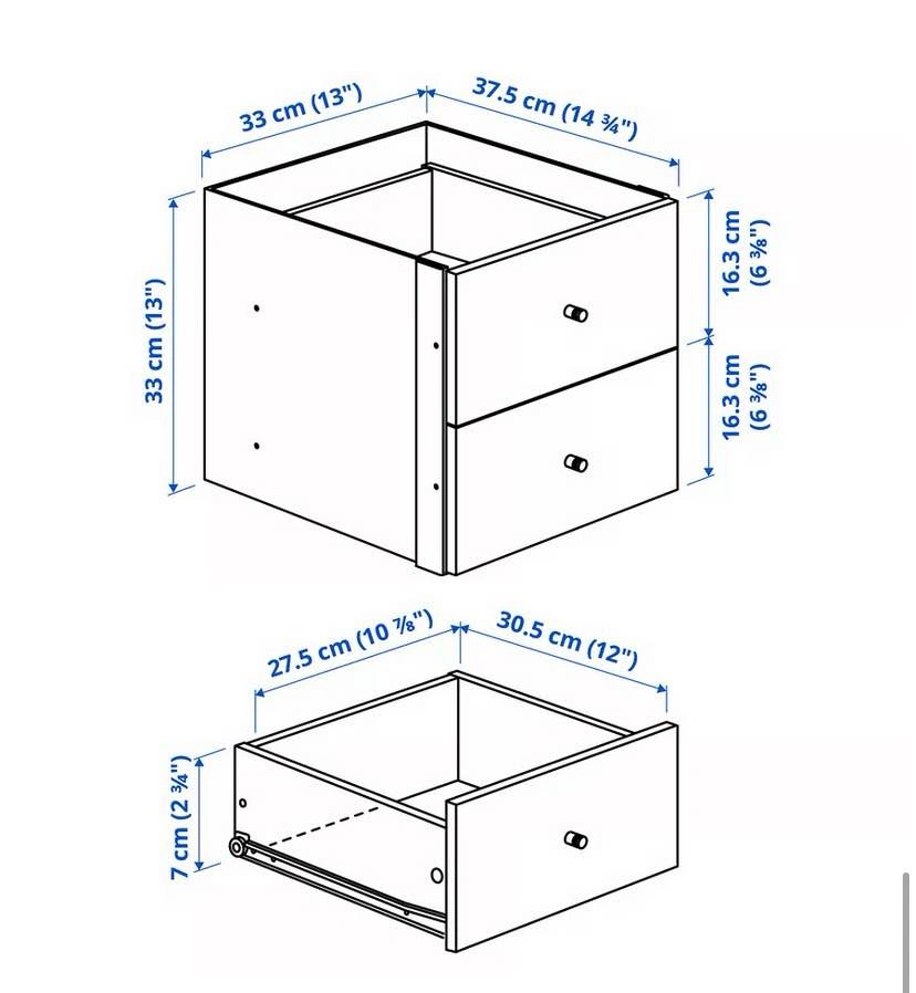 Brand new KALLAX Shelving Unit w/ Drawers & Cabinets / TV Stand - photo 5