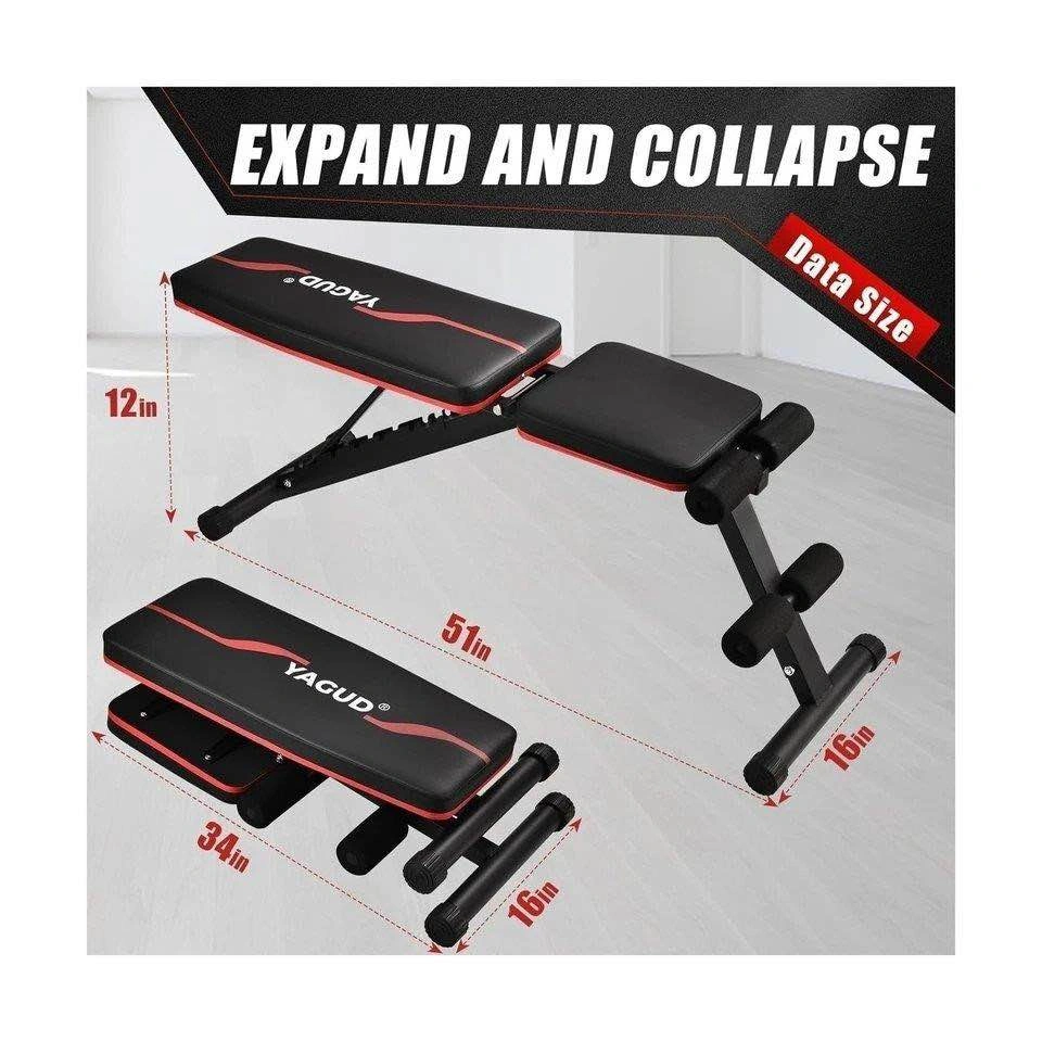 Adjustable Weight Bench for Home Gym – Foldable Workout Bench - photo 3