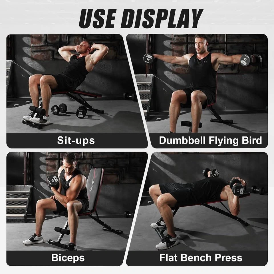 Adjustable Weight Bench for Home Gym – Foldable Workout Bench - photo 5