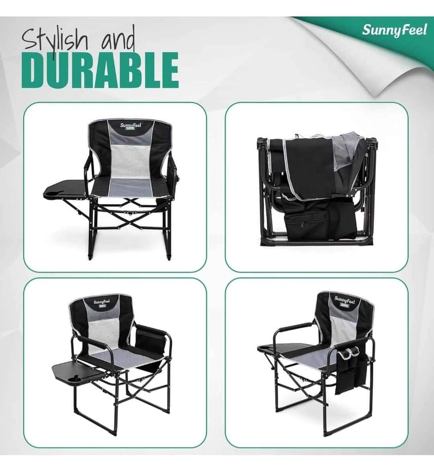 Brand new Pack of 2 SunnyFeel Camping Directors Chairs - photo 5