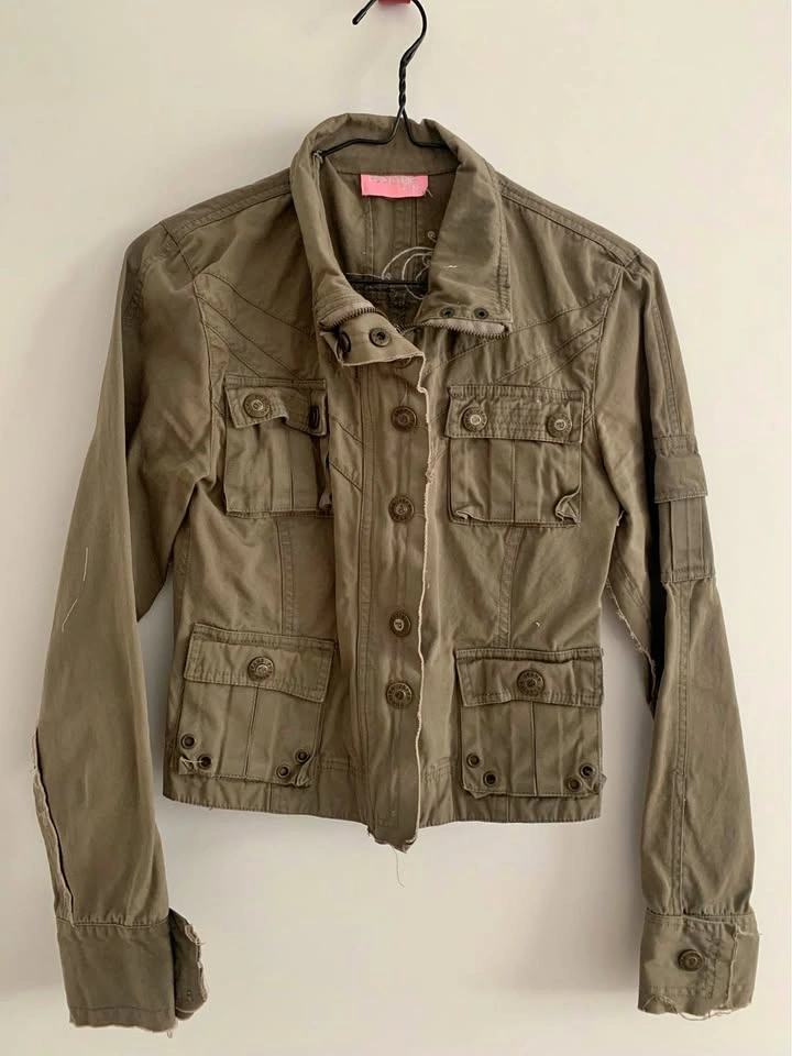 Distressed Fitted Jacket