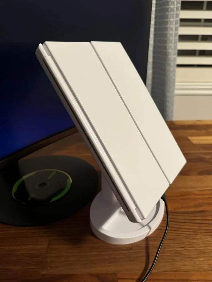 Foldable stand LED makeup mirror image indicator(3)