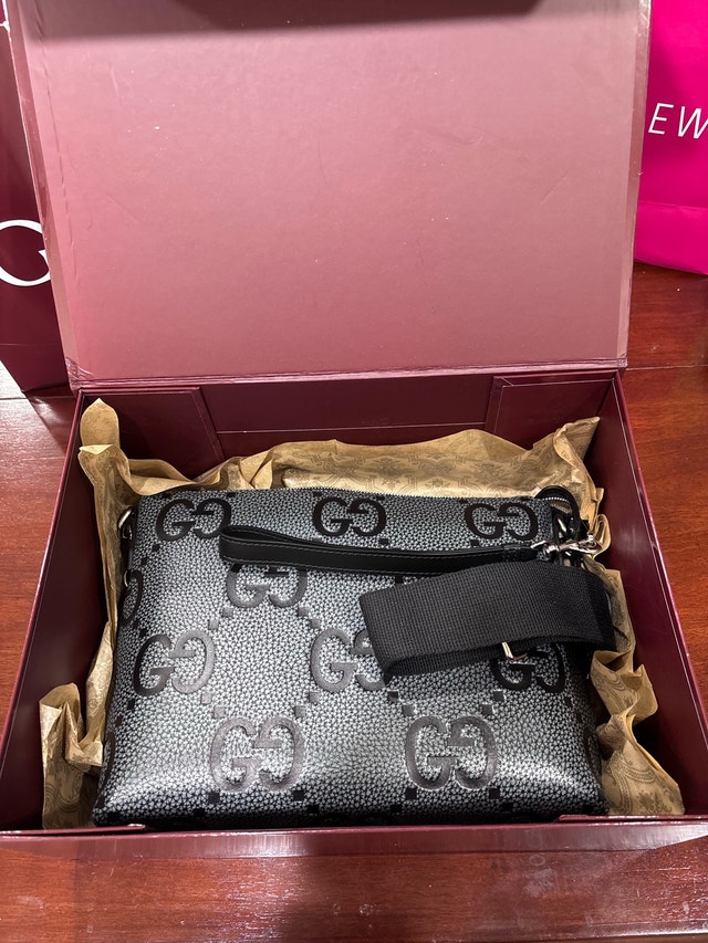 Gucci jumbo messenger men bag