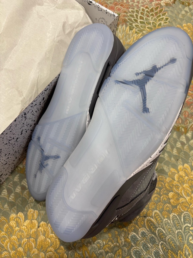 jordan 5 wolf grey - size 10.5 - photo 4