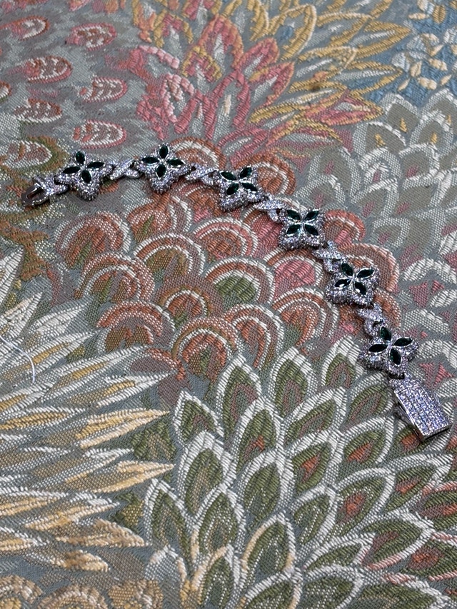 Moissanite diamond bracelet Van Cleef