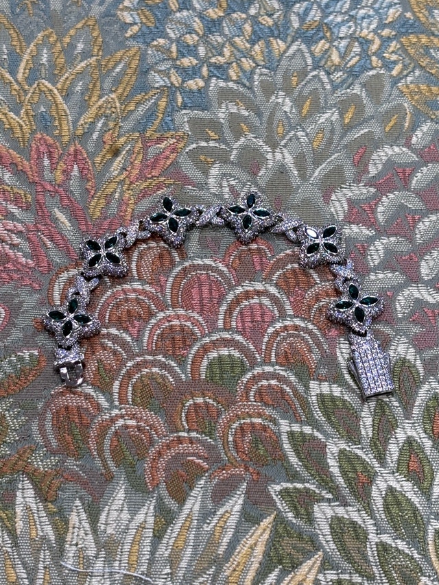 Moissanite diamond bracelet Van Cleef - photo 2