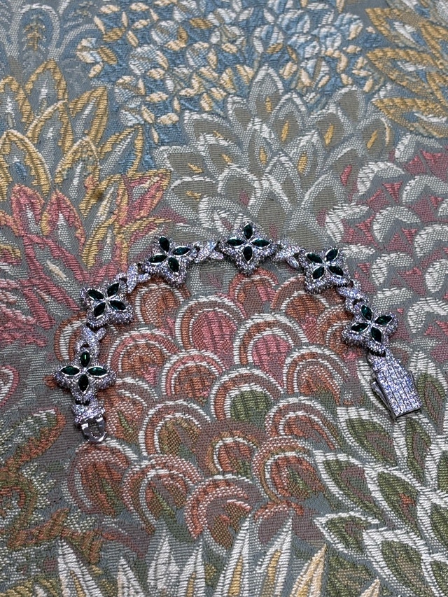 Moissanite diamond bracelet Van Cleef - photo 3