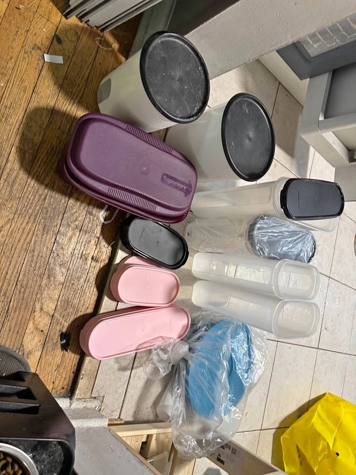 Tupperware container lot kitchen storage organizers
