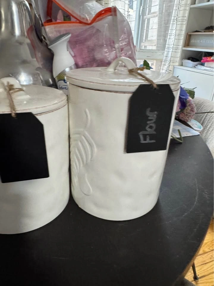 Melaleuca ceramic canisters - photo 5