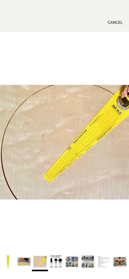 Jasper 390 XLC Precision Circle Cutter Router Jig - photo 3