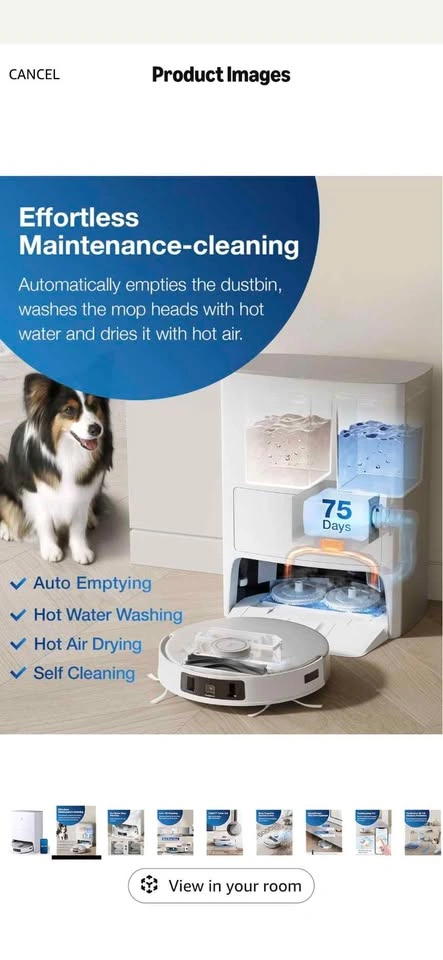 ECOVACS DEEBOT T20 Omni Robot Vacuum and Mop - photo 2