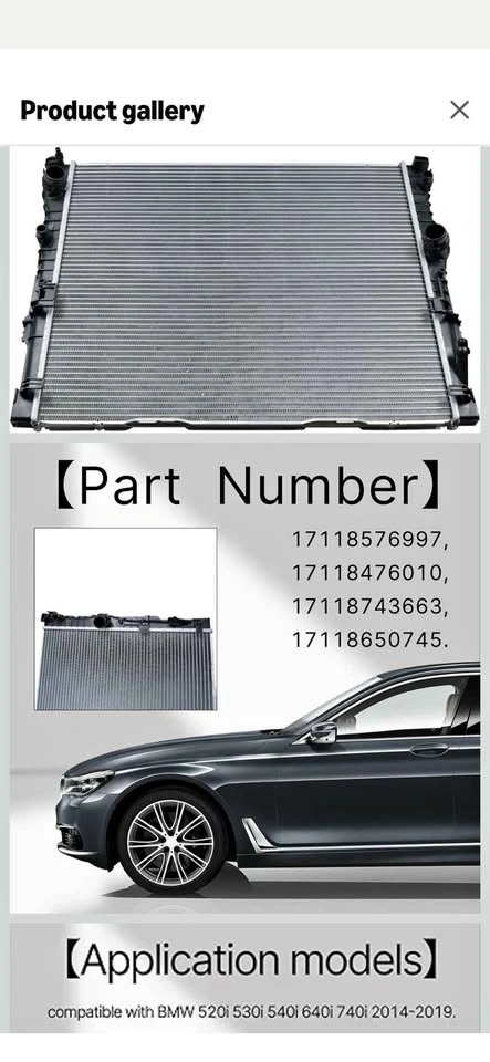 BMW radiator