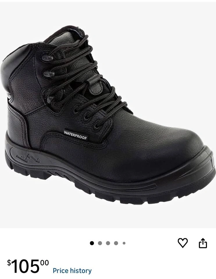 Men steel toe boots