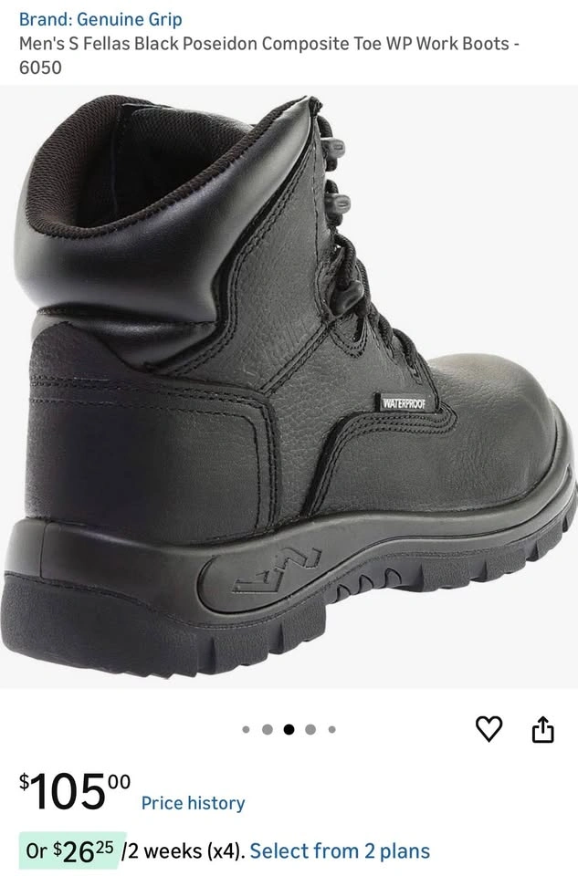 Men steel toe boots - photo 4