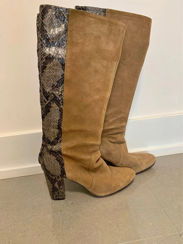Suede Leather Women’s High Boots