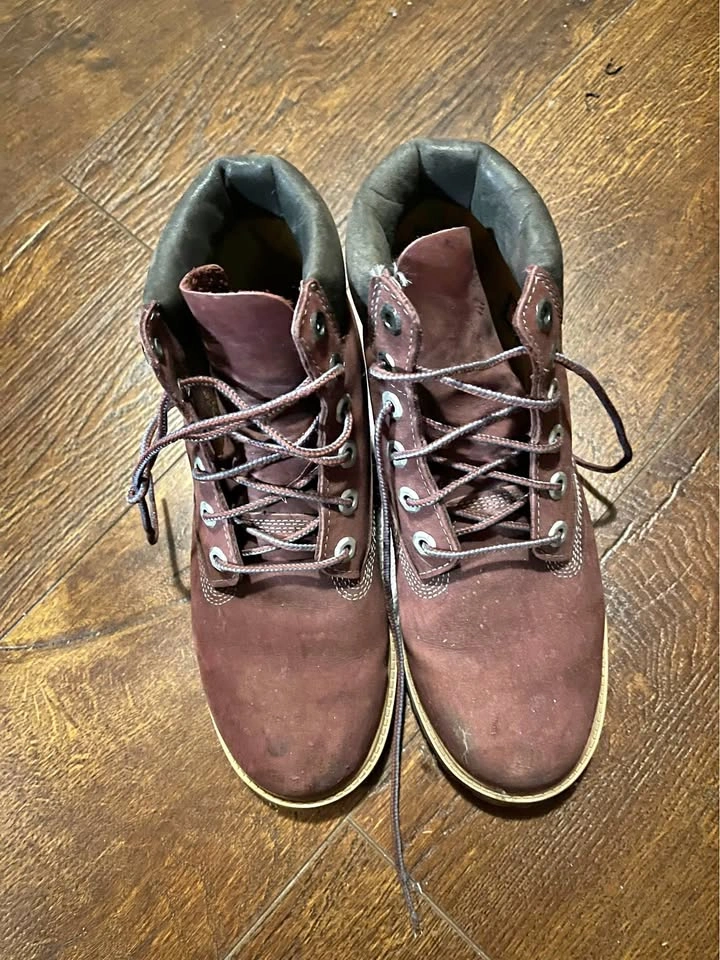 Timberland 6-Inch Premium Boots – Burgundy/Wine