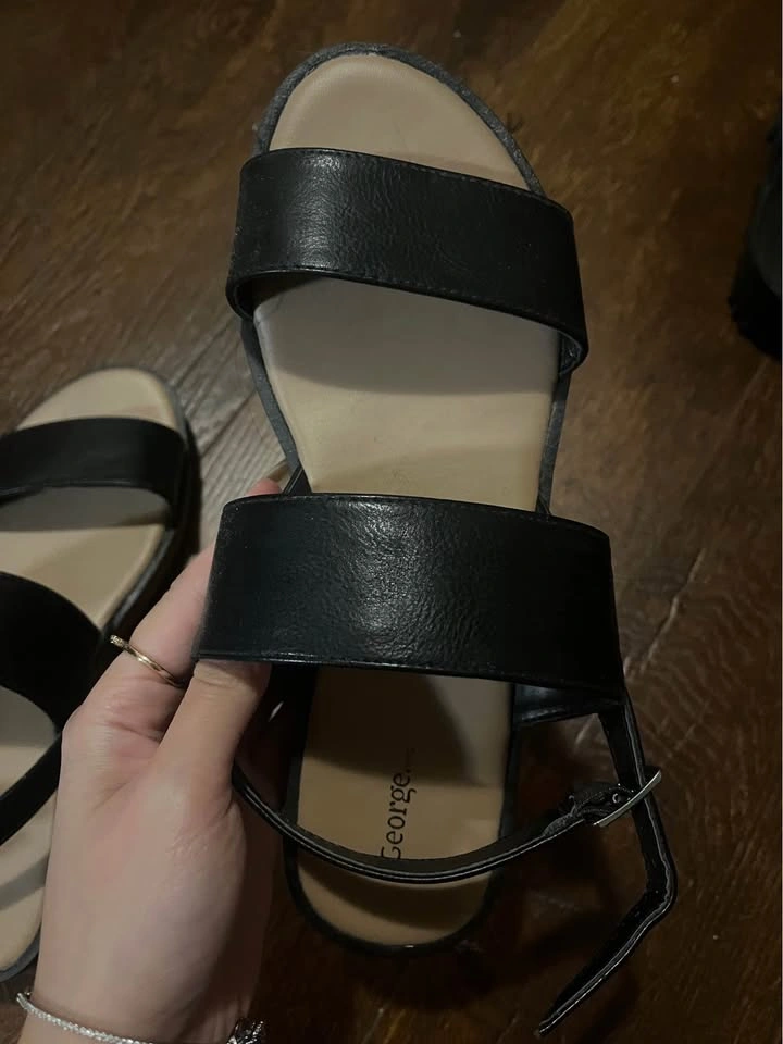 George black platform sandals - photo 3
