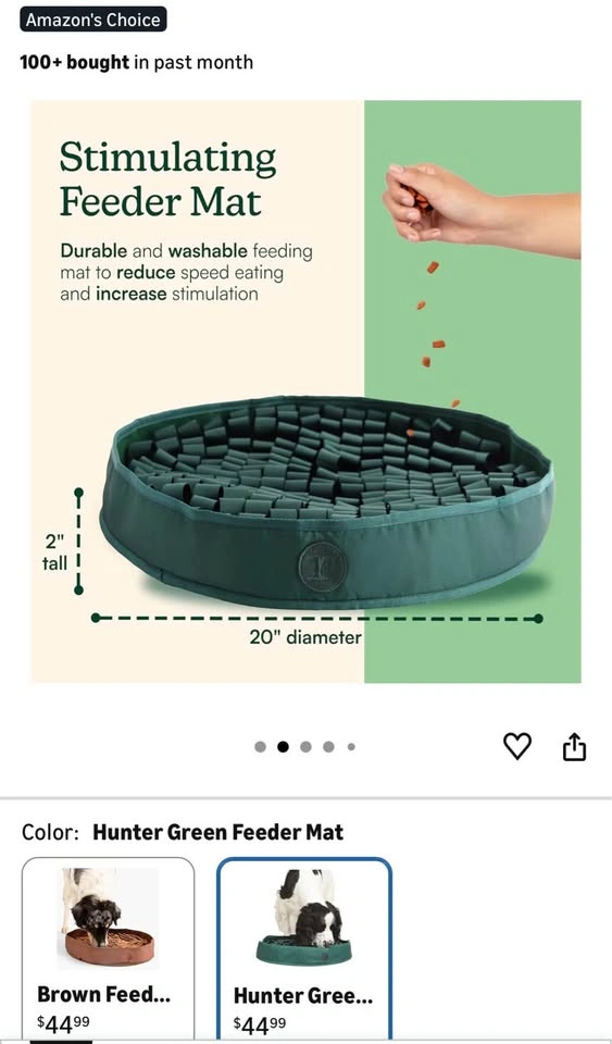 Reggie Stimulating Feeding Mat for Dogs - photo 2