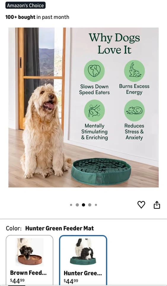 Reggie Stimulating Feeding Mat for Dogs - photo 3